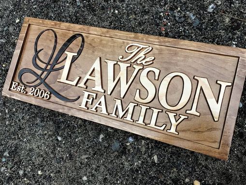 Custom Made Name Sign Wood Wall Art Personalized Wood Sign Home Decor Housewarming Gift House Entryway Sign