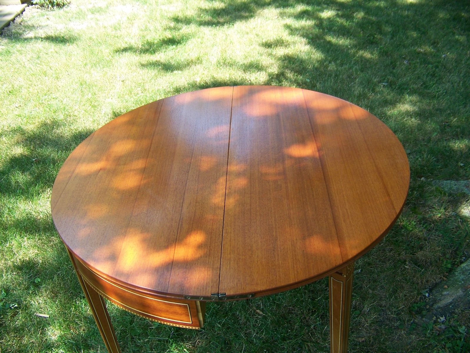 Buy Hand Crafted Federal Card Table, made to order from Andrew