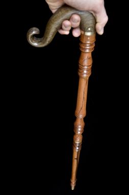 cane walking wood exotic woods stick idea handmade gift travel custommade