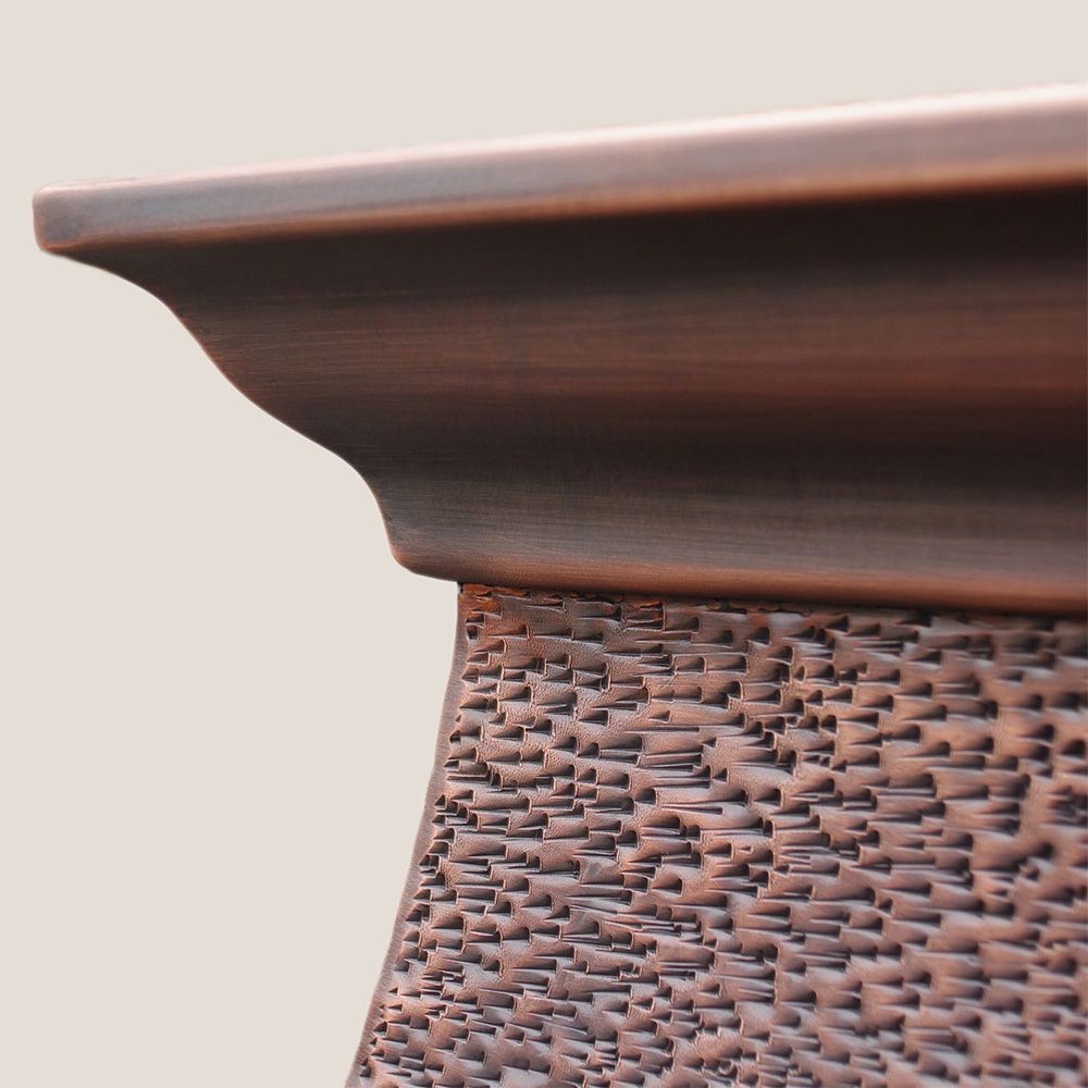 Buy Custom Traditional Copper Range Hood 30, made to order from World CopperSmith