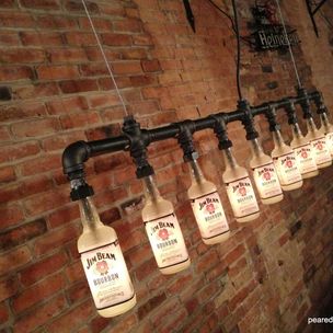 Buy Custom Industrial Beer Bottle Lamp - Faucet Switch - Iron Pipe -  Historic Bottles, made to order from Peared Creation