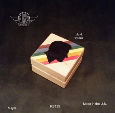 Custom Made Ring Box, Rainbow Male Design Rb-135