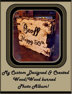 Custom Made Baby Book,Photo Album,Wood Journal,Wood Book,Wedding Guest Book,Wood Anniversary Gift
