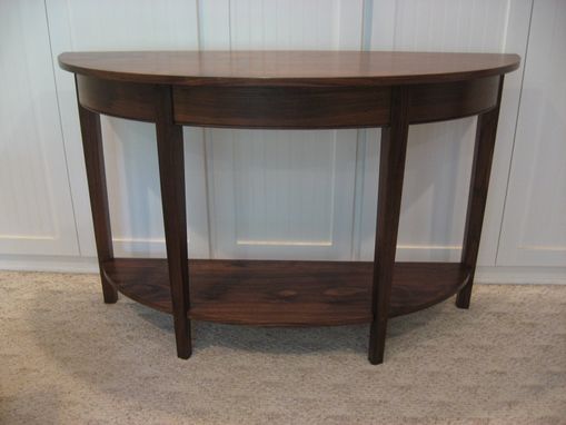 Custom Made Half-Elliptical Sofa Table