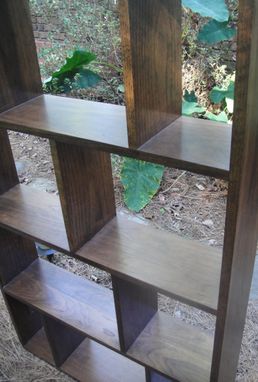 Custom Made Bookcase Or Room Divider Custom Made With Solid Black Walnut