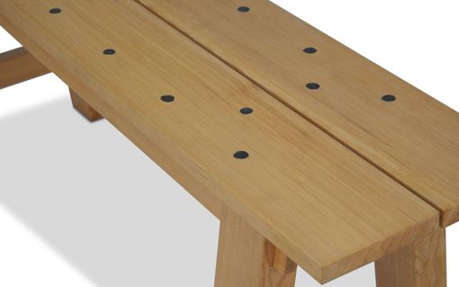 Custom Made Plank Dining Bench