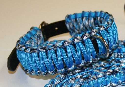 Custom Made 10"-13" Camo Blue Collar