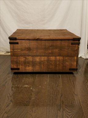 Custom Made Rustic Coffee Table With Storage