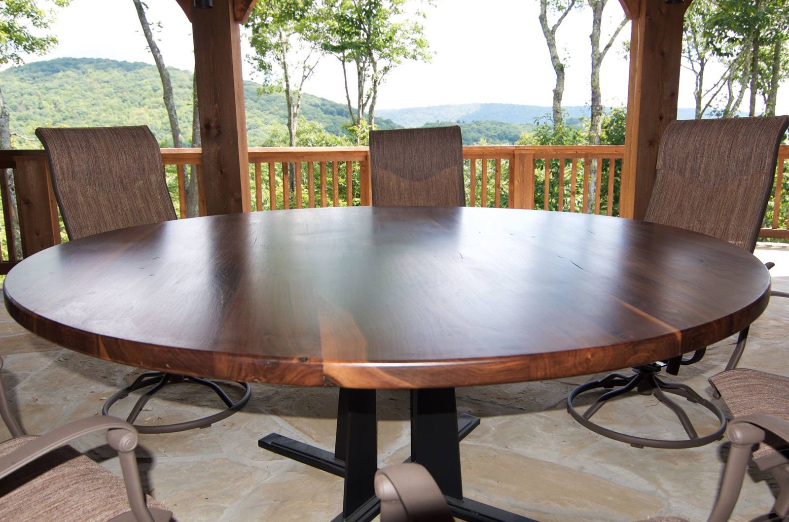 Hand Crafted Round Dining Table In Any Size Or Species ...