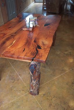 Custom Made Live Edge Mesquite Dinning Table