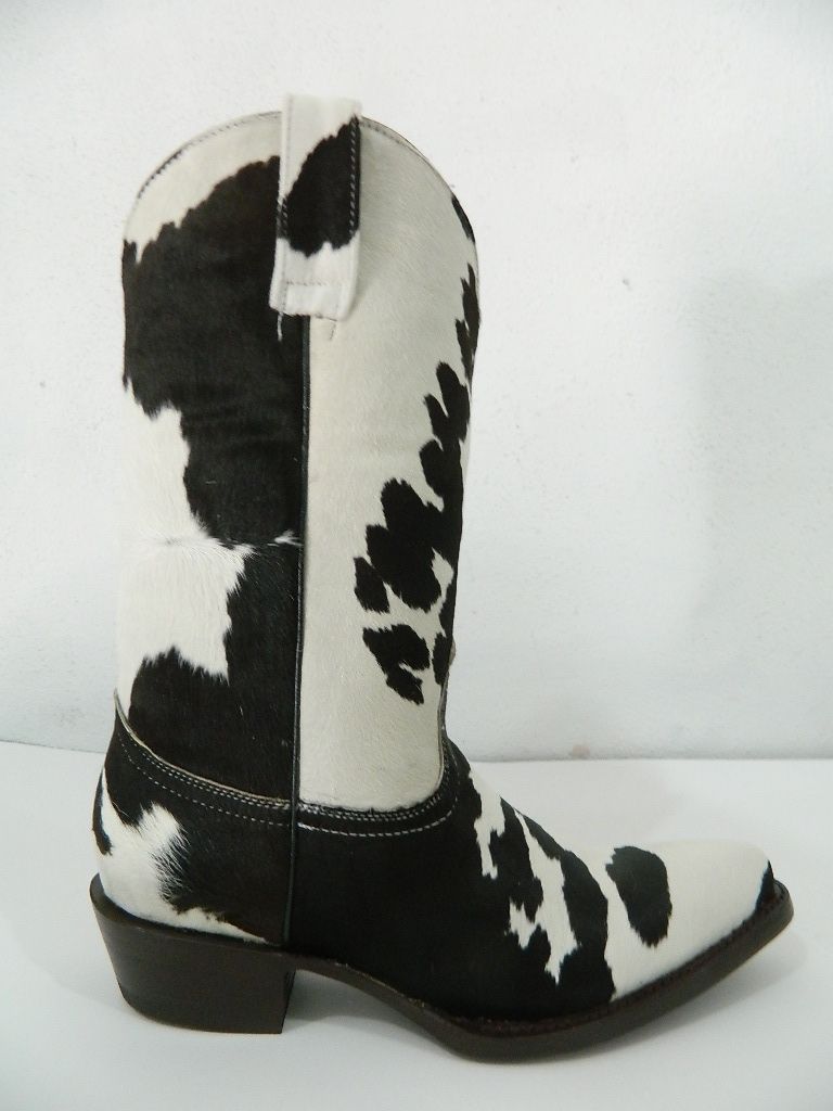 Hand Crafted Genuine Caf Hair Cowboy Boots Made To Order Any Size Men ...