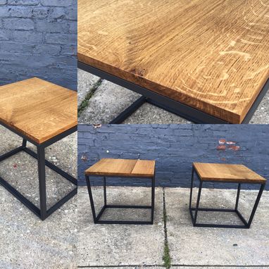 Custom Made Tapered Cube Side Table(S)