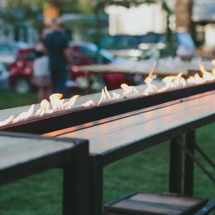 Custom Made Korean Bbq Firetable by Edison Metalworks