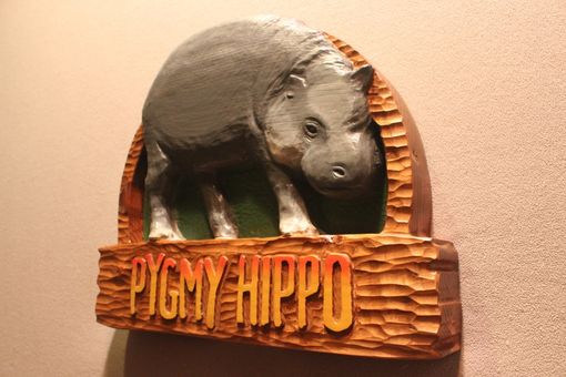 Custom Made Zoo Signs | Animal Signs | Wildlife Signs | Hand Carved Custom Signs By Lazy River Studio