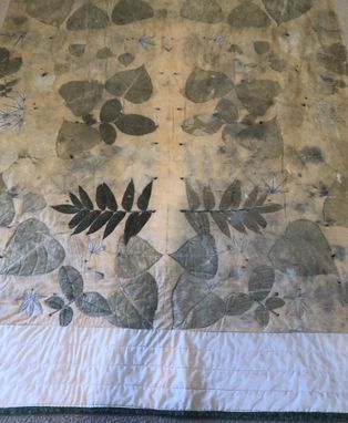 Custom Made One-Of-A-Kind Eco Printed Quilt