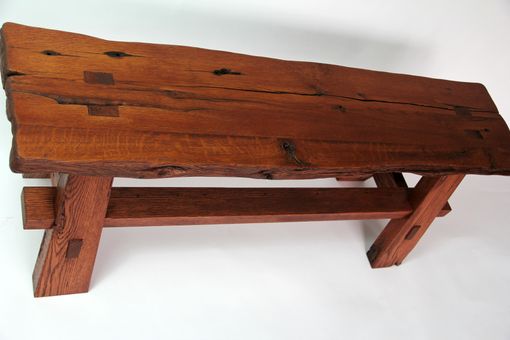 Custom Made Rustic Reclaimed Barnwood Bench