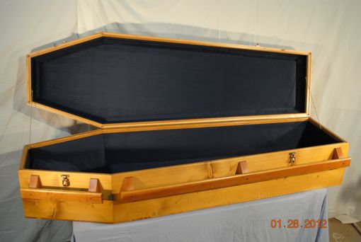 Custom Made Casket - Old Style Pine Coffin