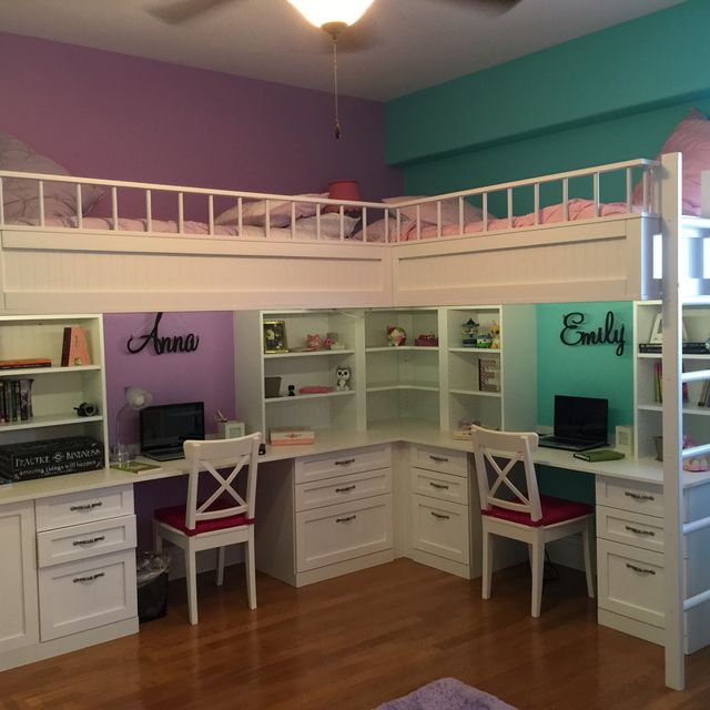 Custom Made Dual Loft Beds With Desks By Ina Wood Designs Custom Made Dual Loft Beds With Desks By Ina Wood Designs Custommade Com