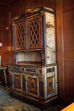 Custom Made Adirondack Rustic Cabinet