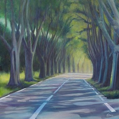 Custom Made The Road To Arles (Southern France) - Fine Art Print On Paper (8