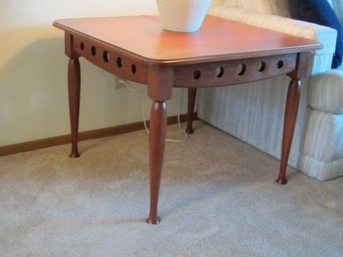 Custom Made End Table To Fit A Special Need
