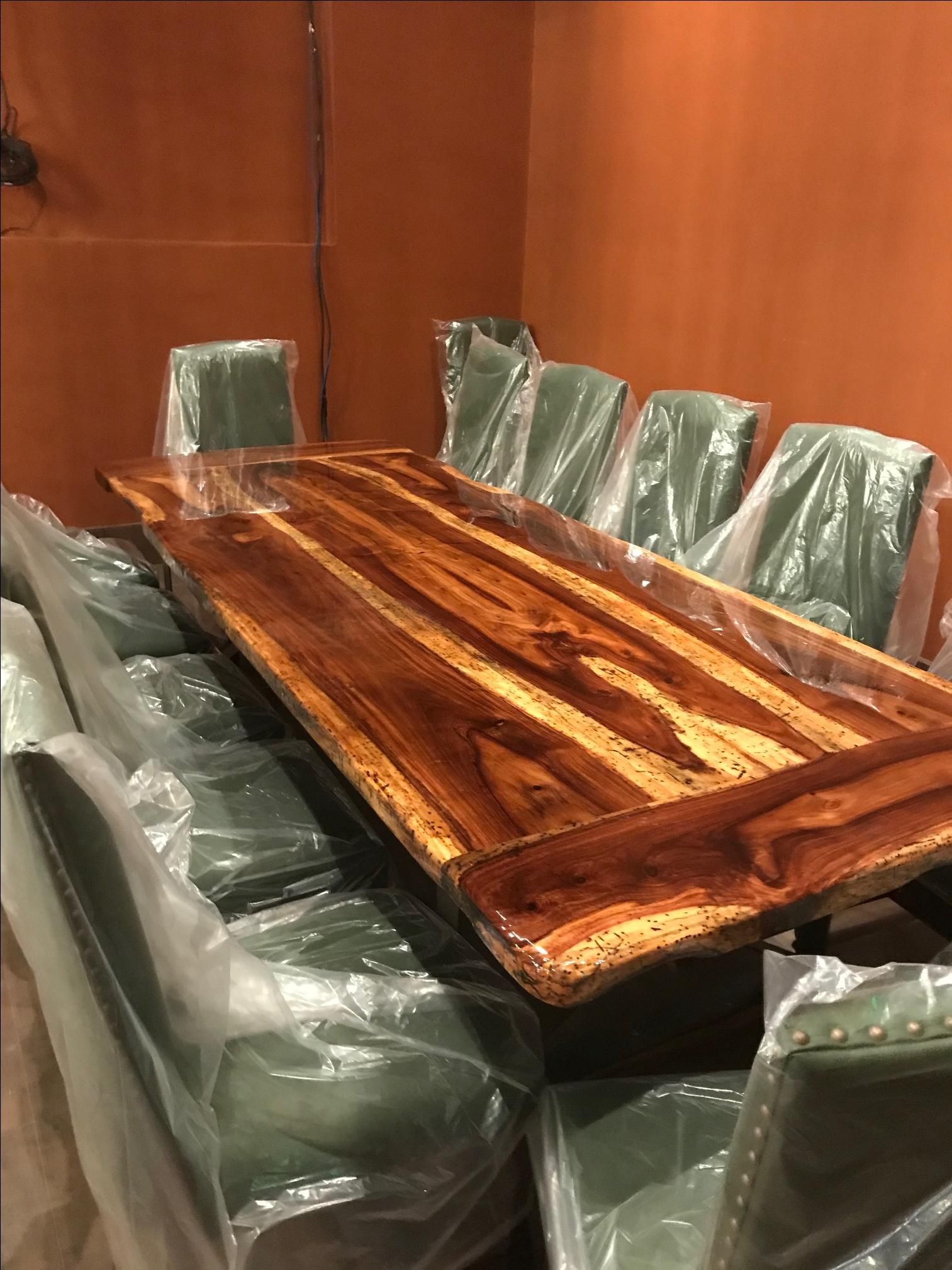 Custom Made Xxl Dining Table Or A Exotic Wood Boardroom Conference