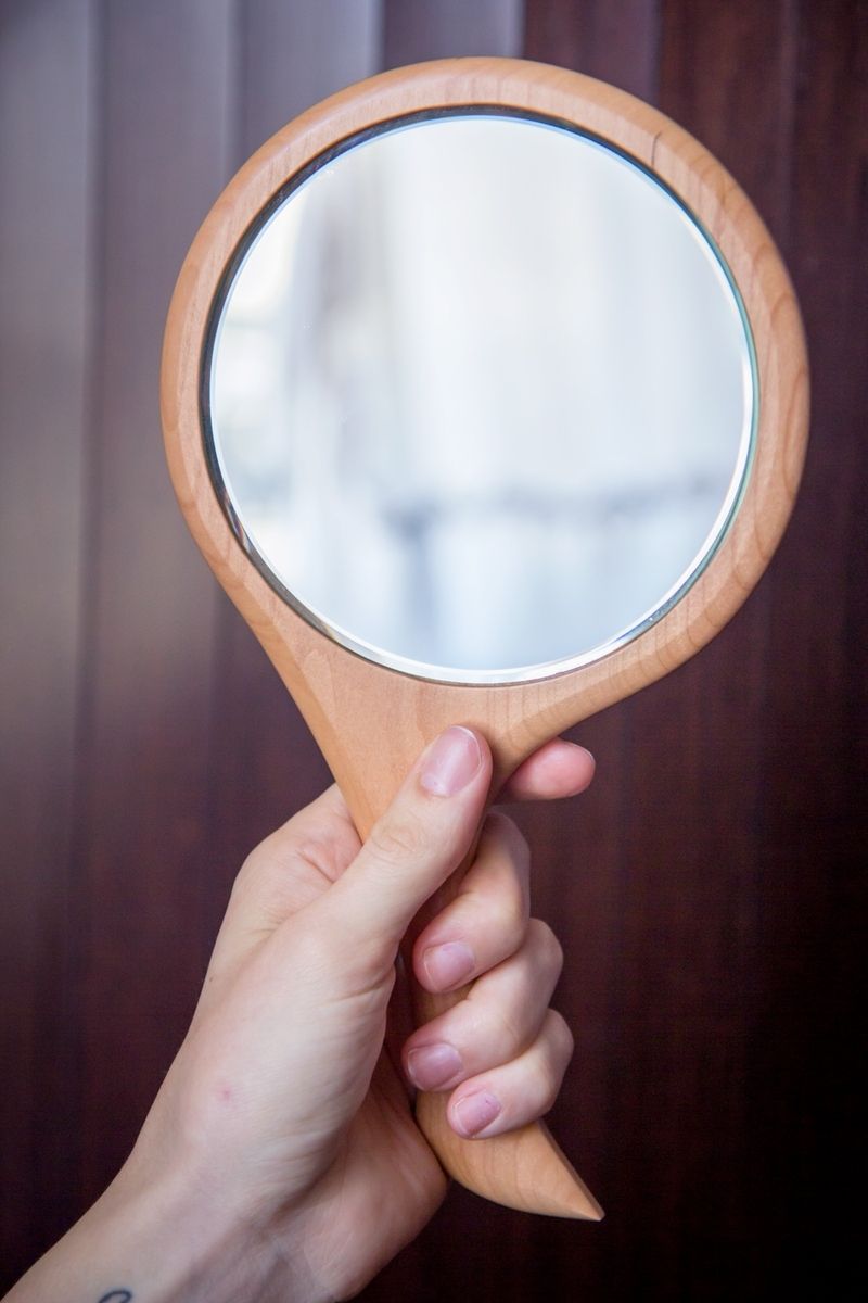 Hand Crafted Hand Mirrors by Pure Nard Woodworking | CustomMade.com