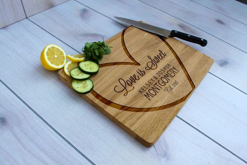 Custom Made Personalized Cutting Board, Engraved Cutting Board, Custom Wedding Gift – Cb-Wo-Montgomery