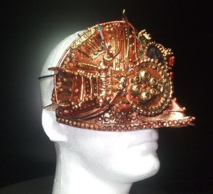 Custom Made Steampunk Time Pirate Leather Mask