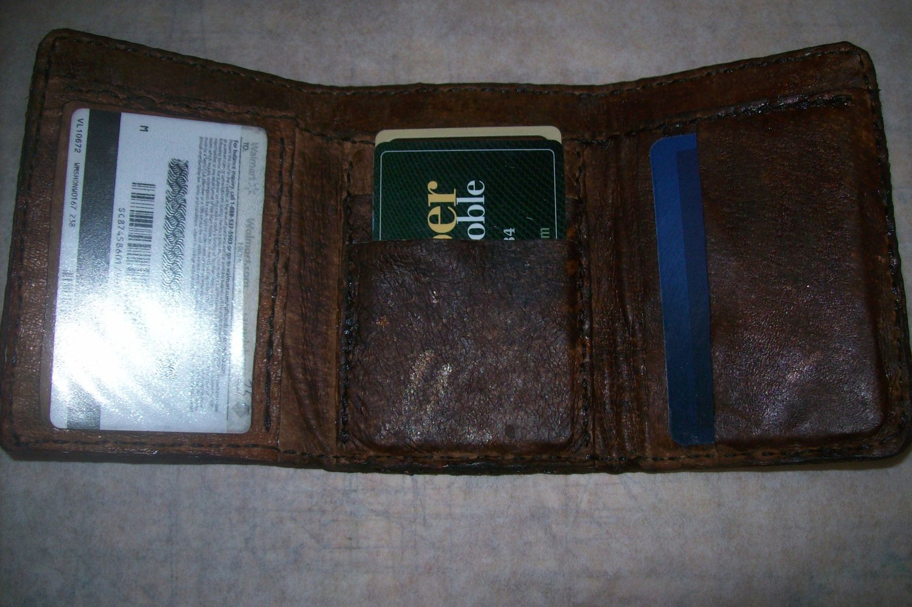 Buy Custom Trifold Leather Wallet, made to order from Kerry's Custom