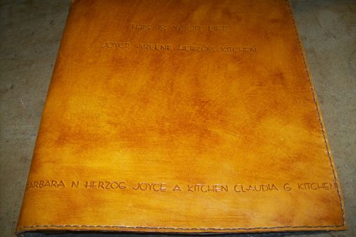 Custom Made Leather Family Photo Album