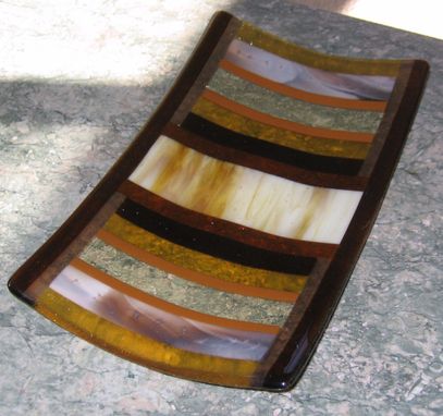 Custom Made Fused Glass Platter