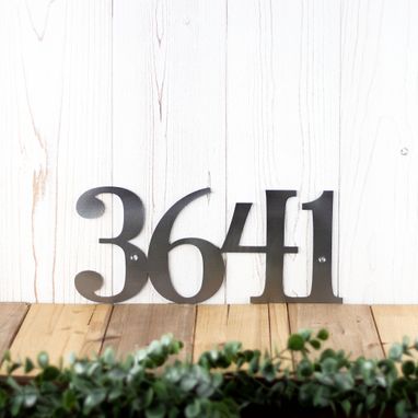 Custom Made Metal House Numbers, Outdoor House Number, Address Plaque, House Number Sign, Rustic