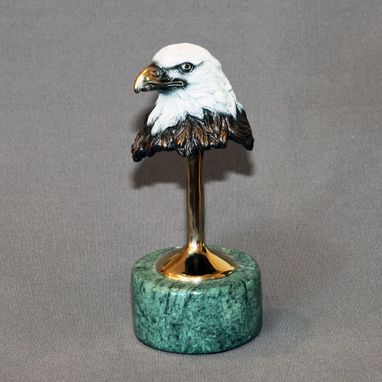 Custom Made Awesome Eagle Bronze Sculpture Figurine Signed Limited Edition