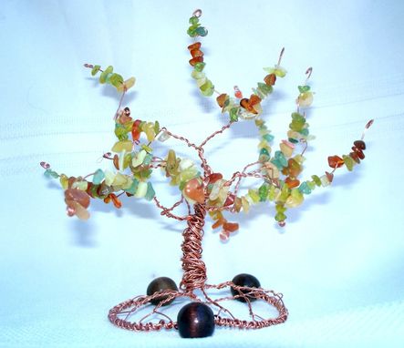 Custom Made Autumn Wedding Cake Topper Tree Of Life Sculpture