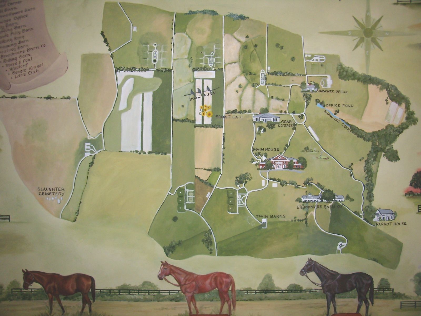 Handmade Shawnee Farms Custom Map by Ckpaints