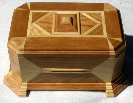 Custom Made Cherry Wood Music Box