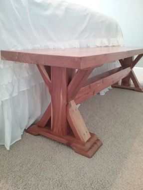 Custom Made End Of Bed Bench