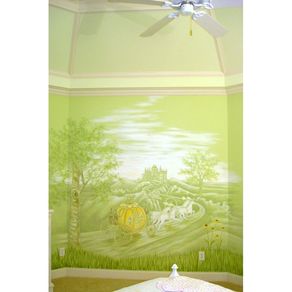 Hand Made Peter Rabbit Mural Inspired By Beatrix Potter By Visionary Mural  Co. by Visionary Mural Co.