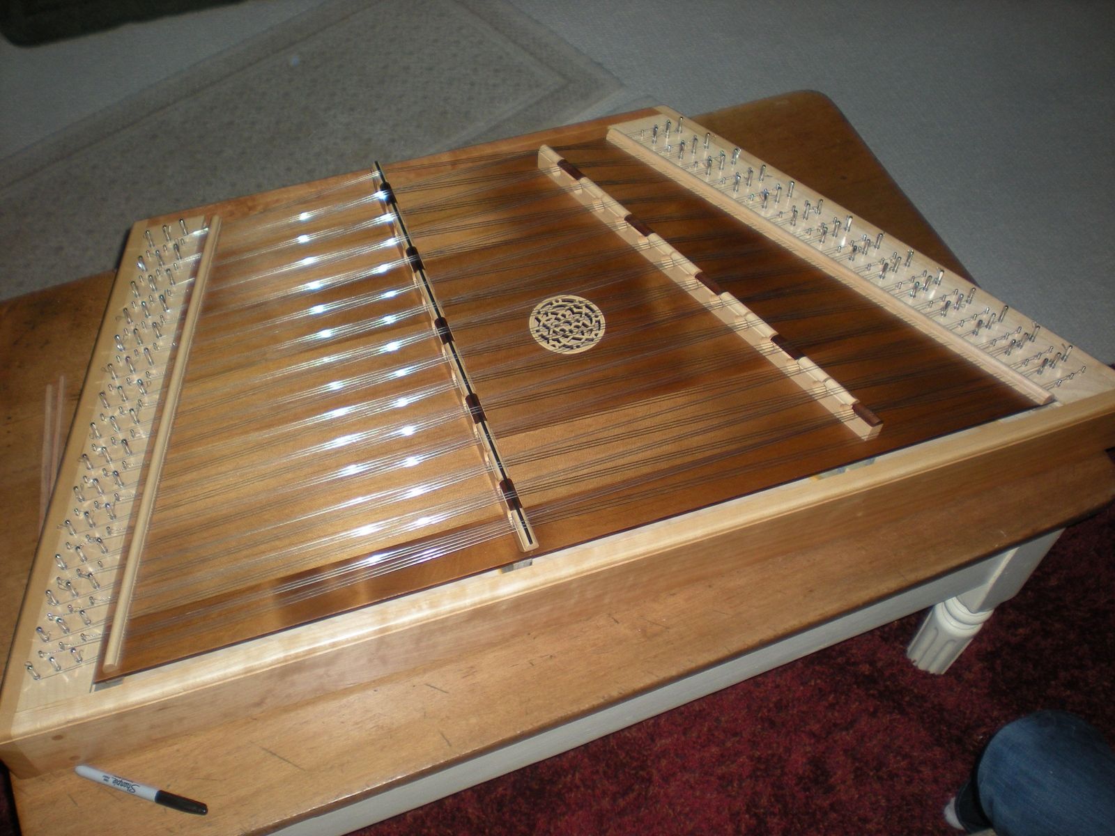 Handmade Grand Hammer Dulcimer by Slidestik Design And Manufacturing