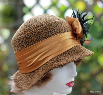 Custom Made Chic Couture 1920'S Style Women's Cloche Hat