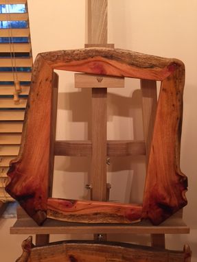 Custom Made Live Edge Picture Frames From Exotic Woods....