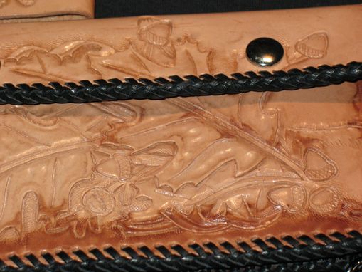 Custom Made First Project In Leather Carving