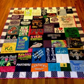 Hand Made Custom Embroidered High School/College Colors Multi Block ...