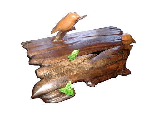 Custom Made Birds On A Log