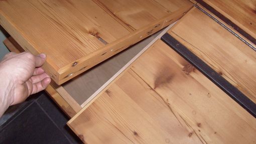 Custom Made Reclaimed Floor - Mudroom Cabinetry