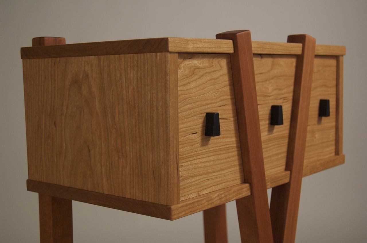 Hand Crafted Treehouse Table (Or Table X) by Joseph Murphy Furniture