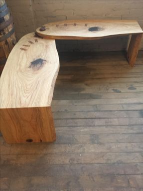Custom Made Folding Ash Bench