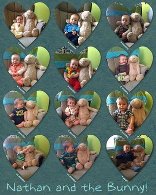 Custom Made First Birthday Collage