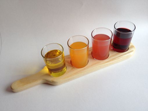 Custom Made Flight Paddles - Dessert/ Bloody Mary/ Beer/ Whiskey Tasting Paddles